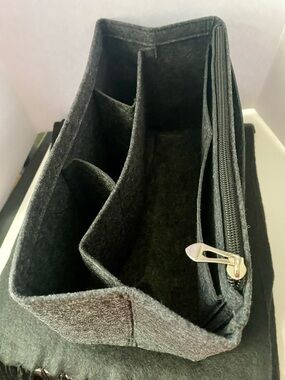 Felt Handbag Organizer Insert - Dark Gray